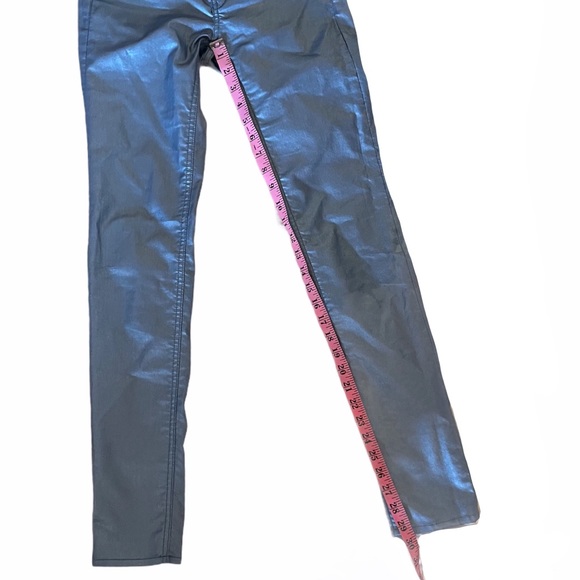 Rag & Bone Sky Blue Metallic Jean Leggings - Picture 12 of 12